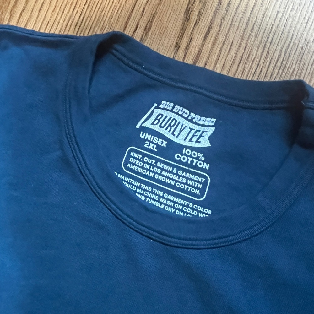 Big bud press burly tee lagoon blue